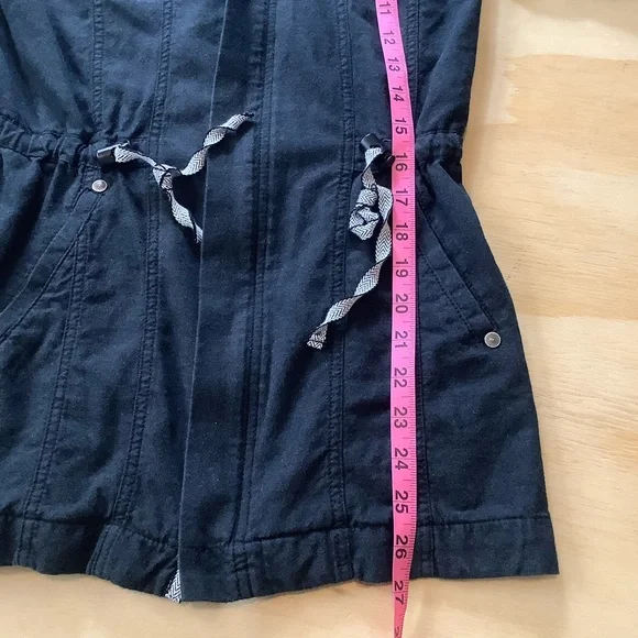 Cabi Womens Jacket x-Small Gray Military Utility Weekend Anorak Cotton #209 Coat - Picture 7 of 7